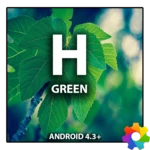 halla green theme android application logo